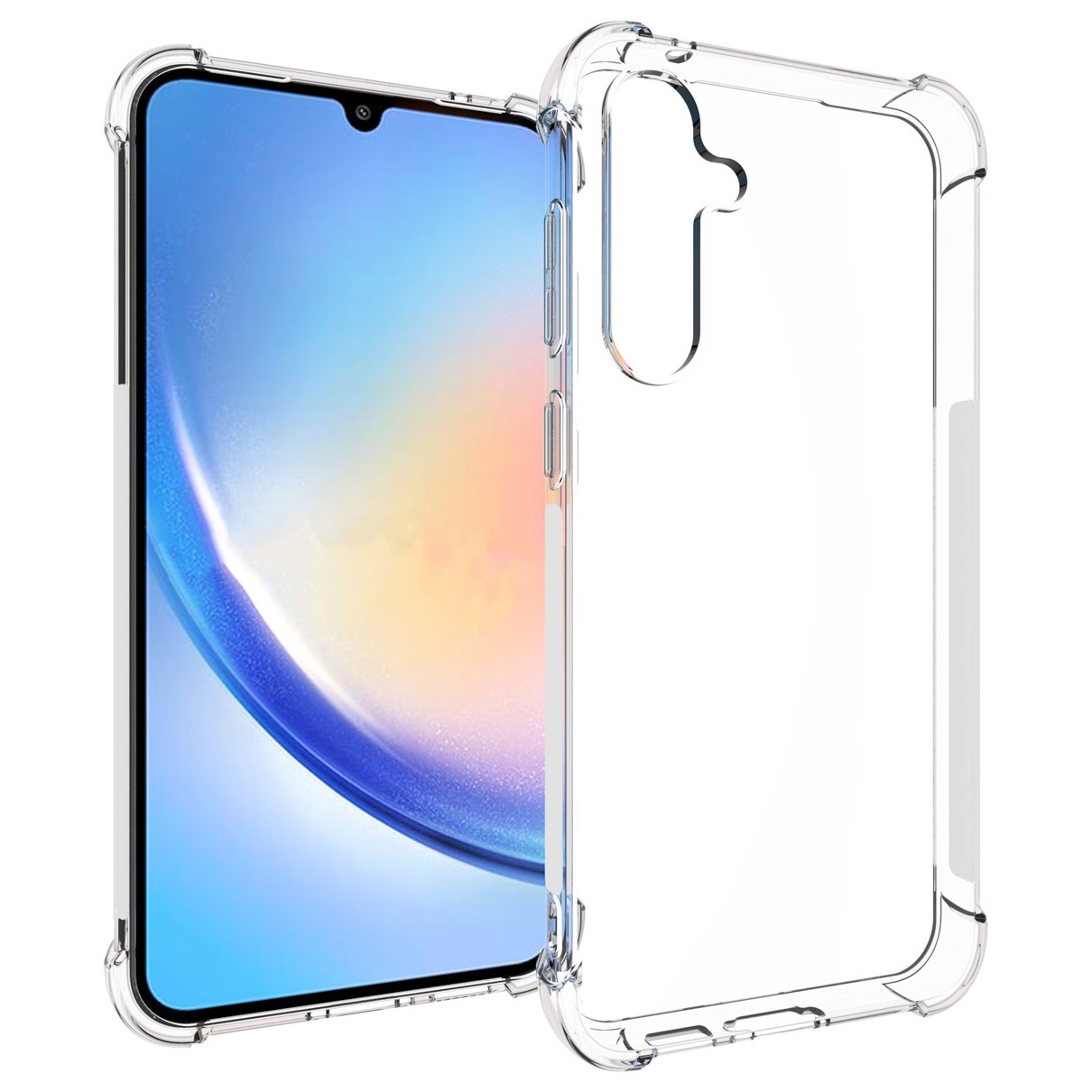 Accezz Clear Backcover Samsung Galaxy S23 FE Telefoonhoesje Transparant afbeelding