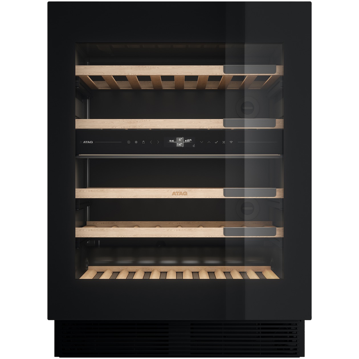 Atag KU8571K2C Inbouw wijnkoelkast Zwart afbeelding