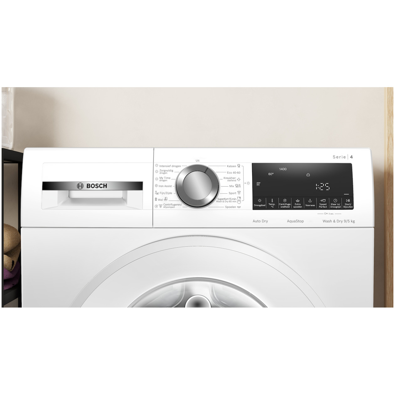 Bosch WNA14419NL EXCLUSIV Was-droogcombinatie Wit