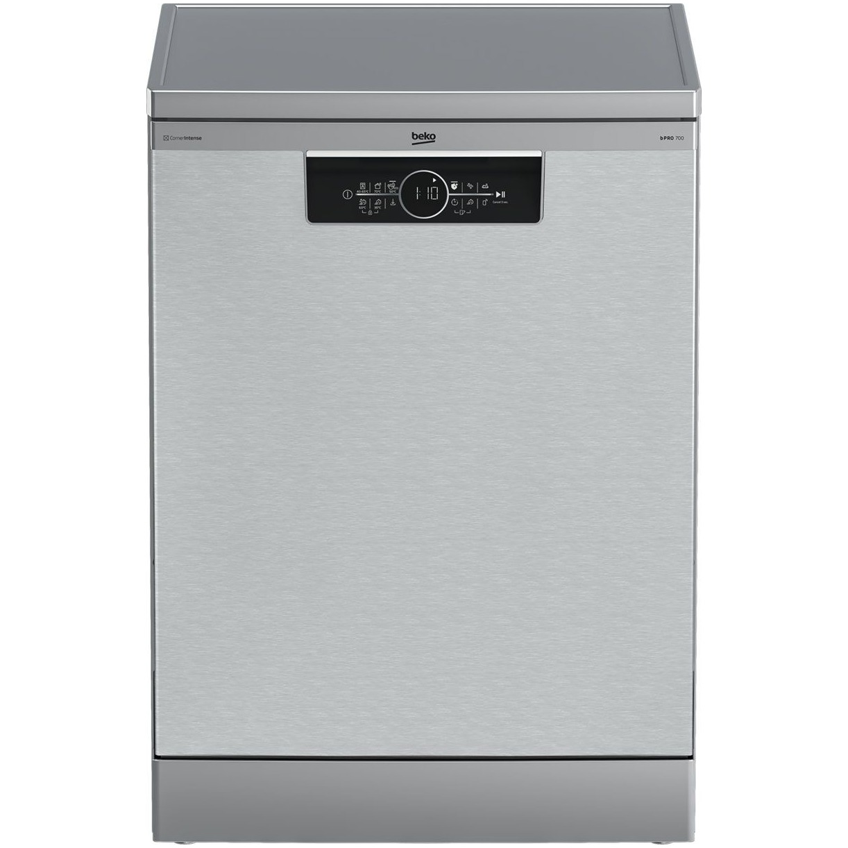 Beko BDFN36650XC CornerIntense Vrijstaande vaatwasser Zilver afbeelding