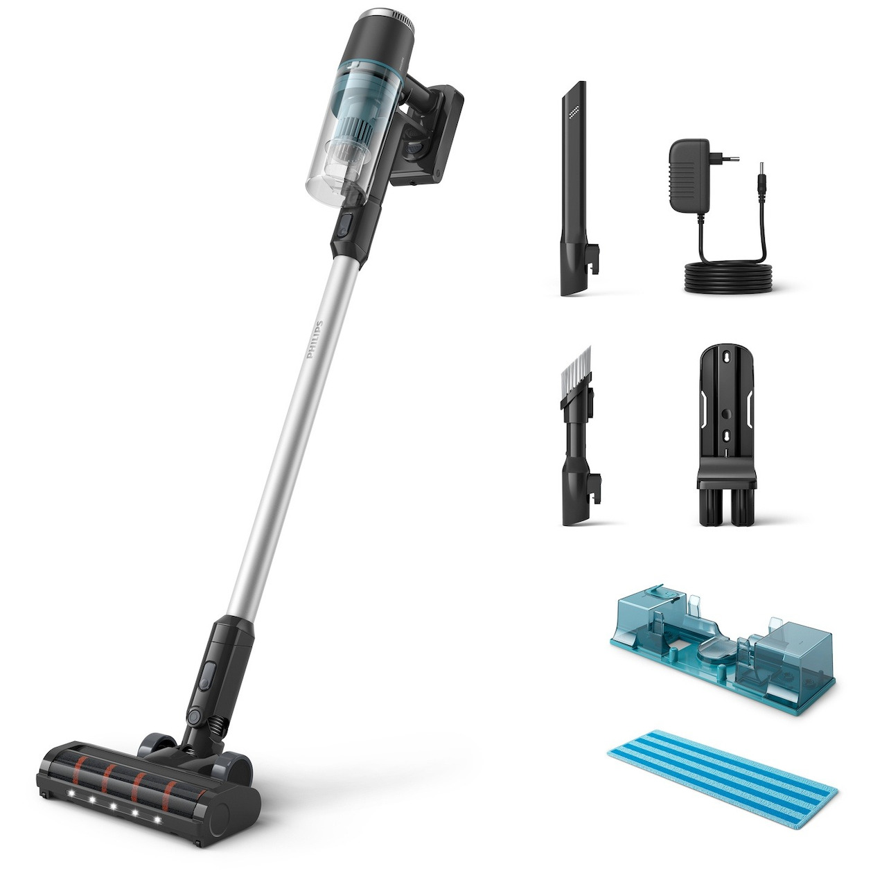 Philips XC3133/01 Steelstofzuiger zonder zak Blauw afbeelding