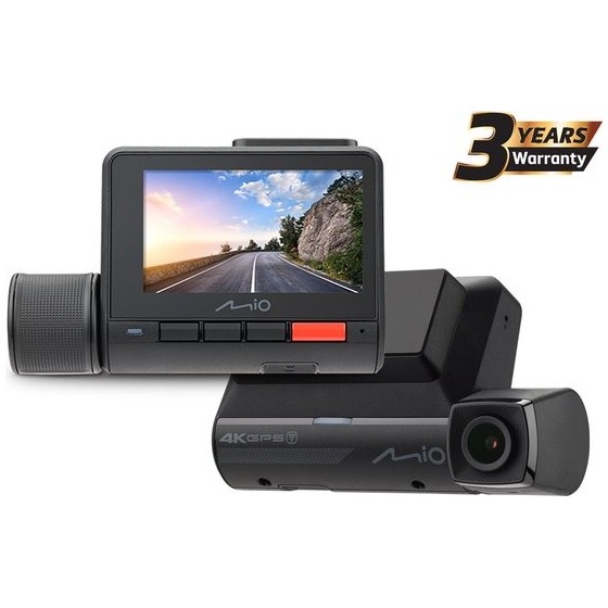 Mio MiVue 955W 4K Ultra HD + Wifi + GPS Dashcam Zwart afbeelding