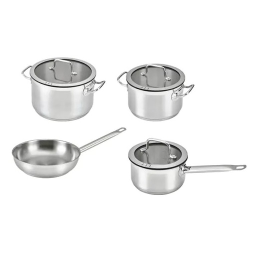 BergHOFF Hotel Downdraft 7-delige pannenset Pan Grijs afbeelding
