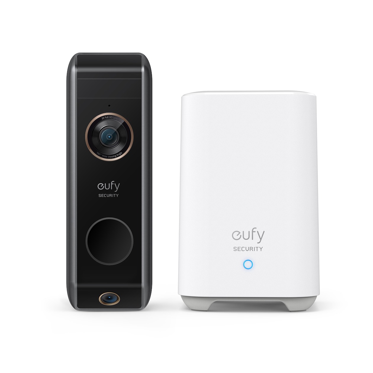 Eufy Video Doorbell Dual 2 Pro met HomeBase 2 Slimme deurbel Zwart afbeelding