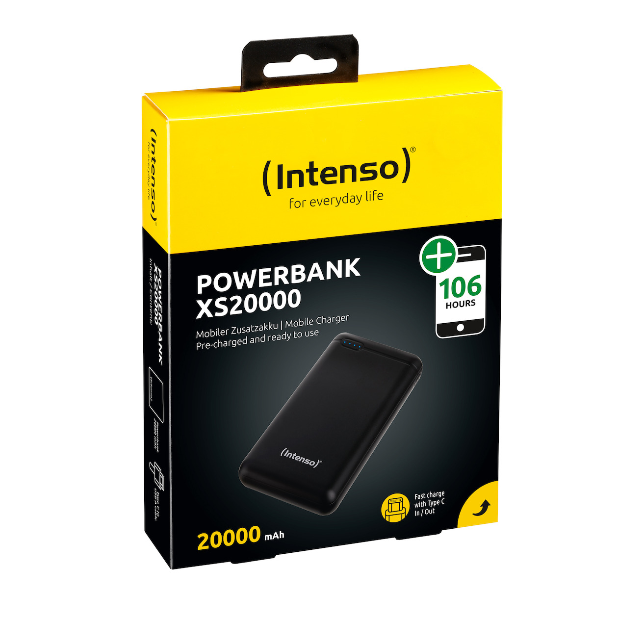 Intenso Powerbank XS20000 Powerbank Zwart