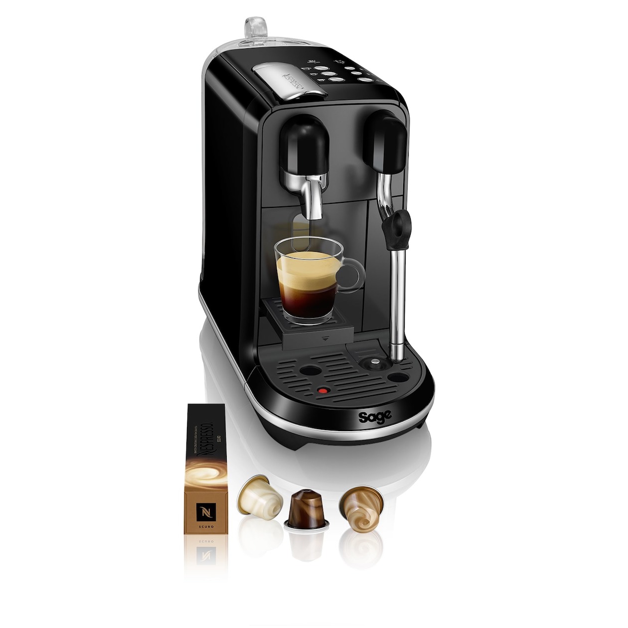 Sage Nespresso CREATISTA UNO SNE500BKS4ENL1 Nespresso Zwart afbeelding