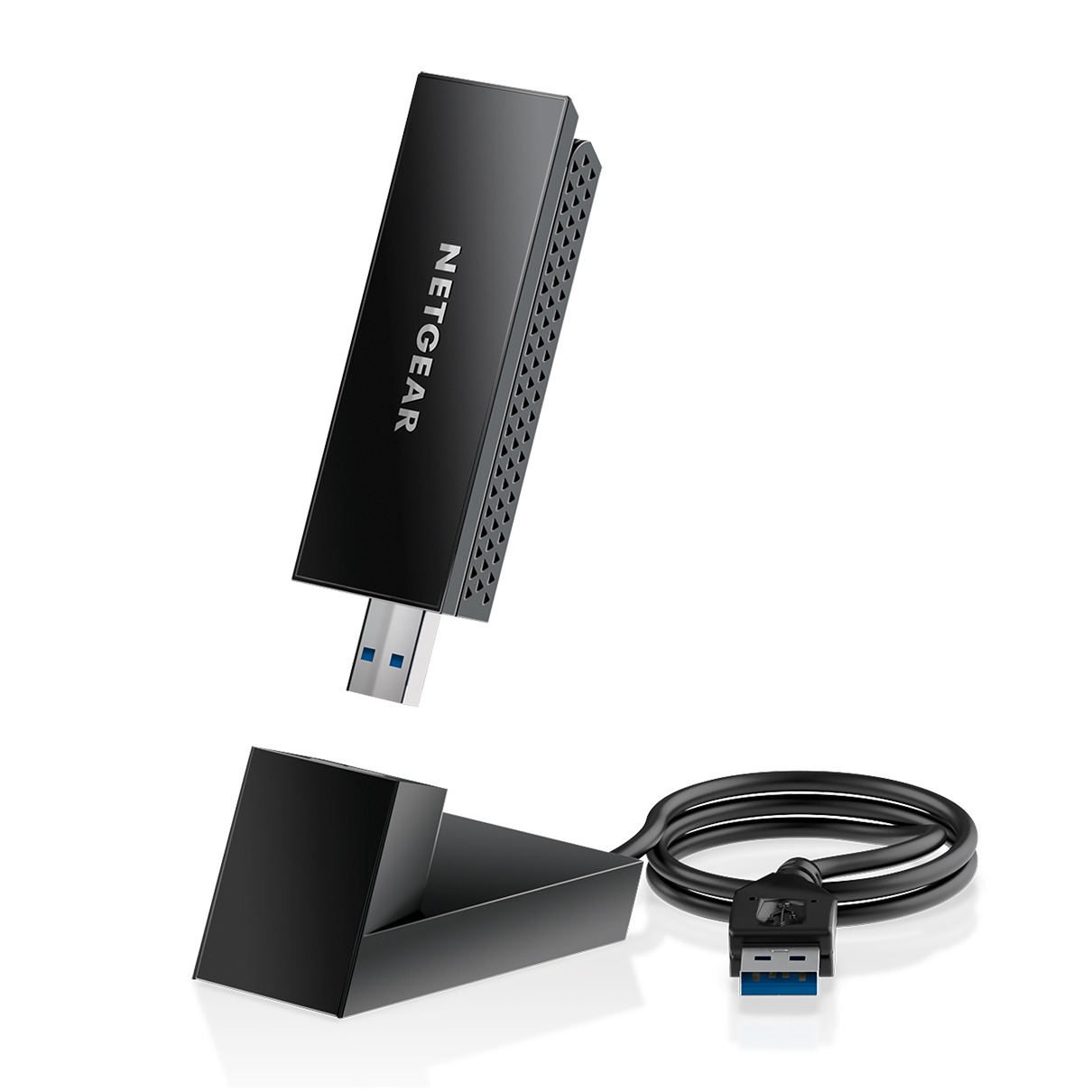 Netgear Nighthawk A8000 WiFi 6E USB 3.0-adapter Wifi adapter Zwart afbeelding