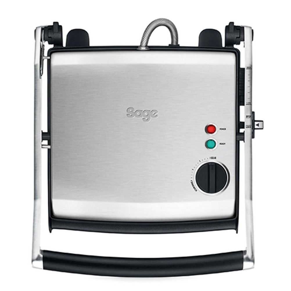Sage THE ADJUSTA GRILL Contact grill Grijs afbeelding
