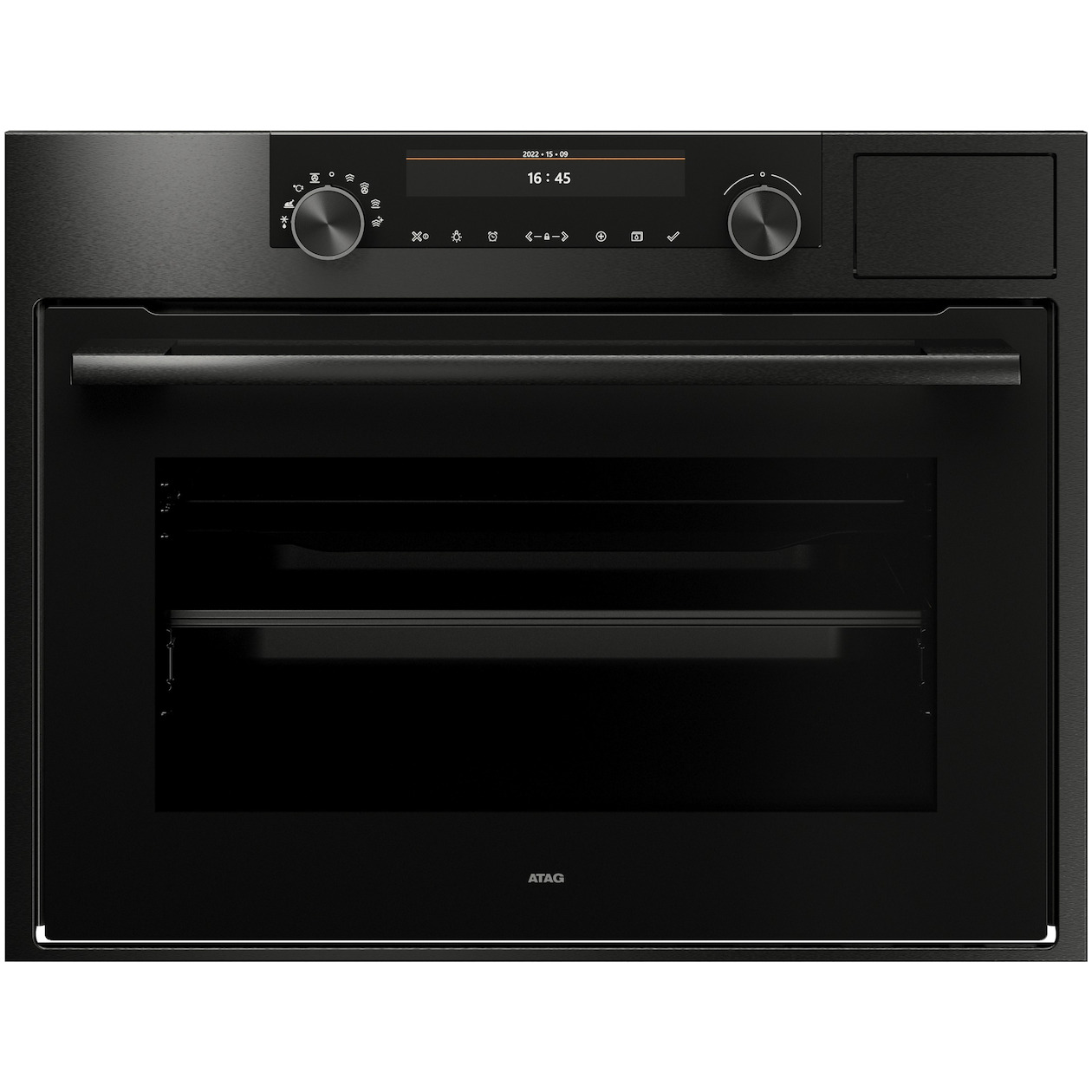 Atag CS46121D Inbouw combi stoomoven Zwart afbeelding