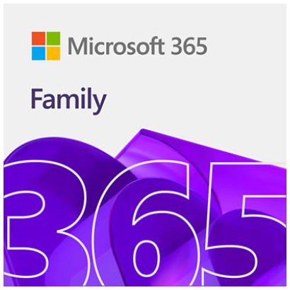 Microsoft 365 Family - 12 maanden/6 apparaten - Meertalig (PC/MAC) Software