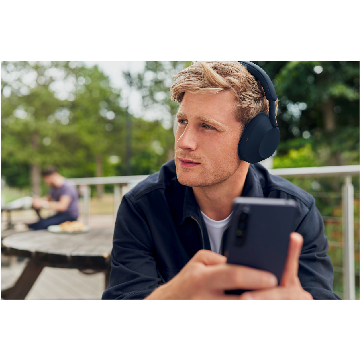 Sony WH-1000XM5 Over-ear hoofdtelefoon Blauw, foto 2