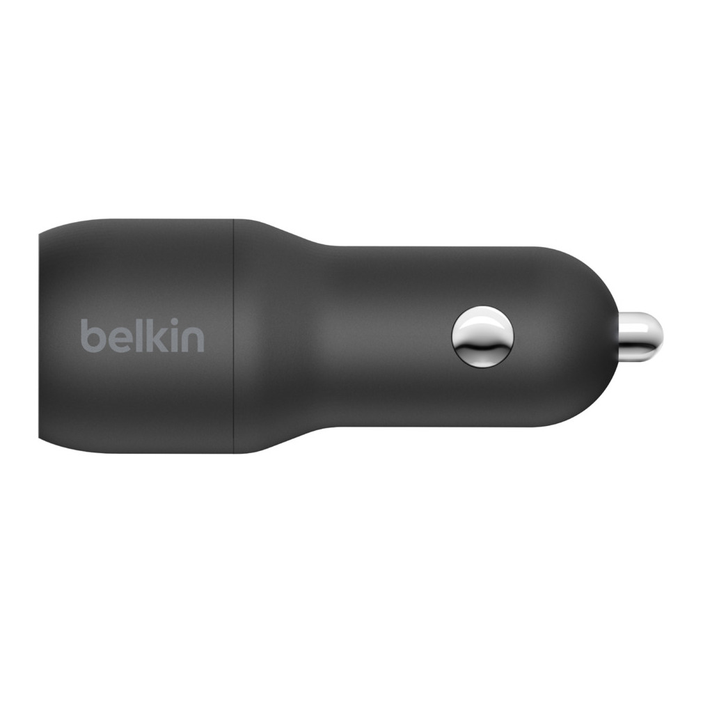 Belkin Dual USB-A Car Charger + USB-A naar USB-C kabel - 24W Oplader Zwart, foto 3
