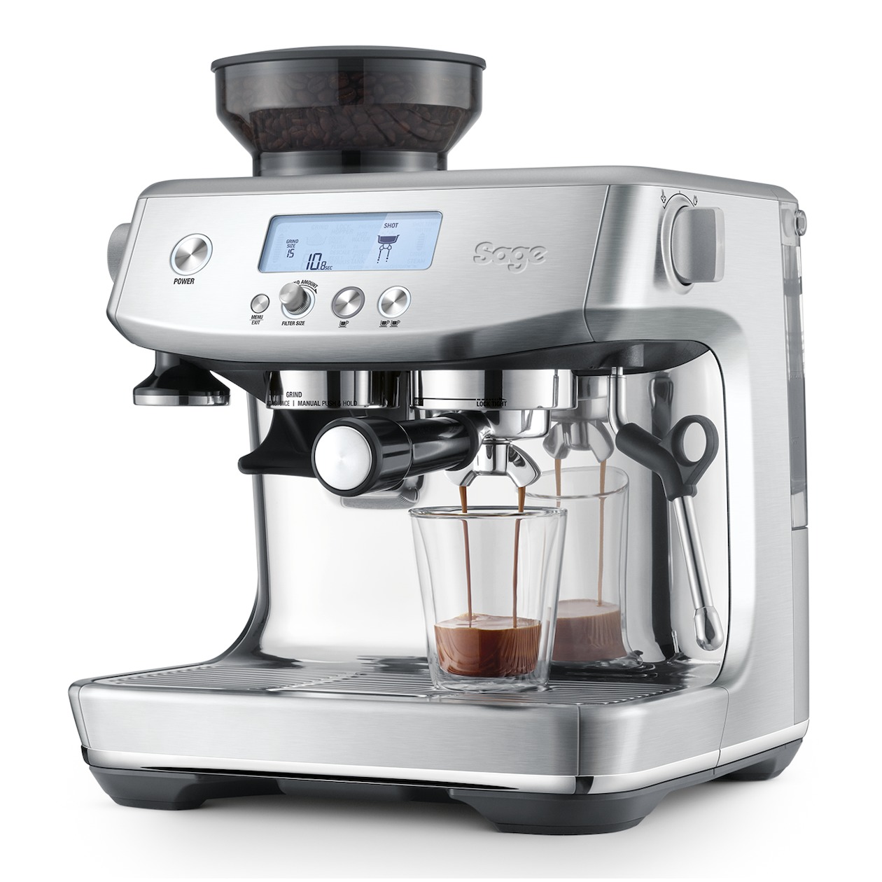 Sage Barista Pro SES878BSS4EEU1 Espresso apparaat Grijs, foto 2