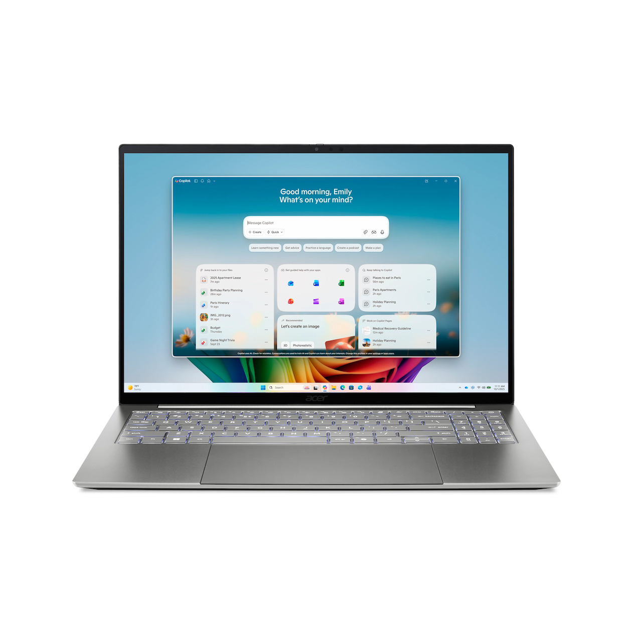 Acer Swift 16 AI SF16-71T-95GR - Laptop