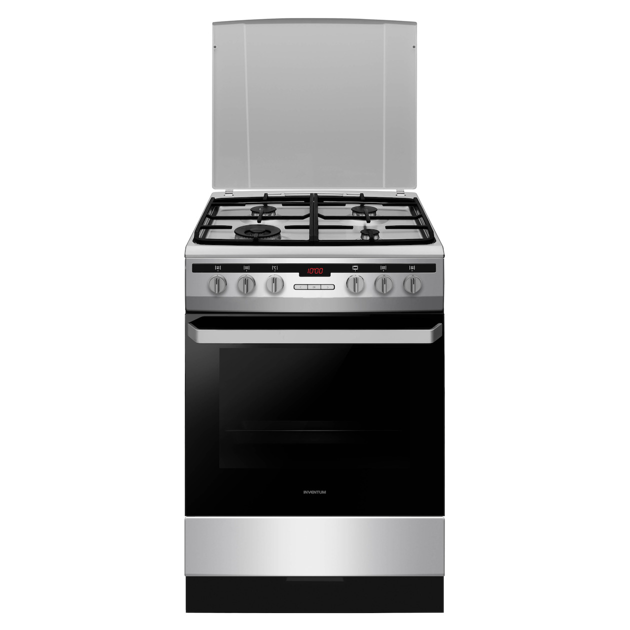 Inventum VFG6034WGRVS Gasfornuis Grijs afbeelding