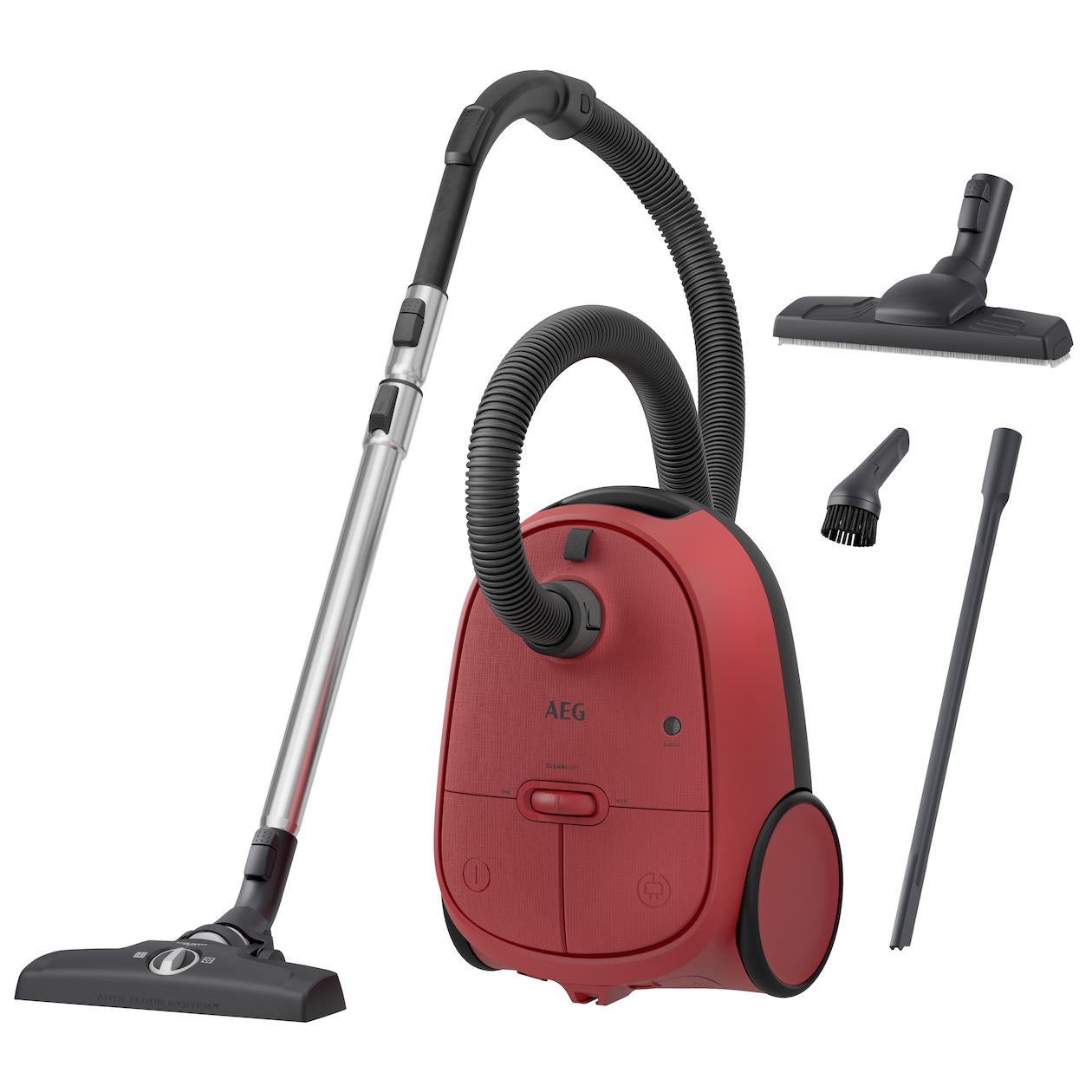 AEG 6000 Clean (AB61C3CR) Stofzuiger met zak Rood afbeelding