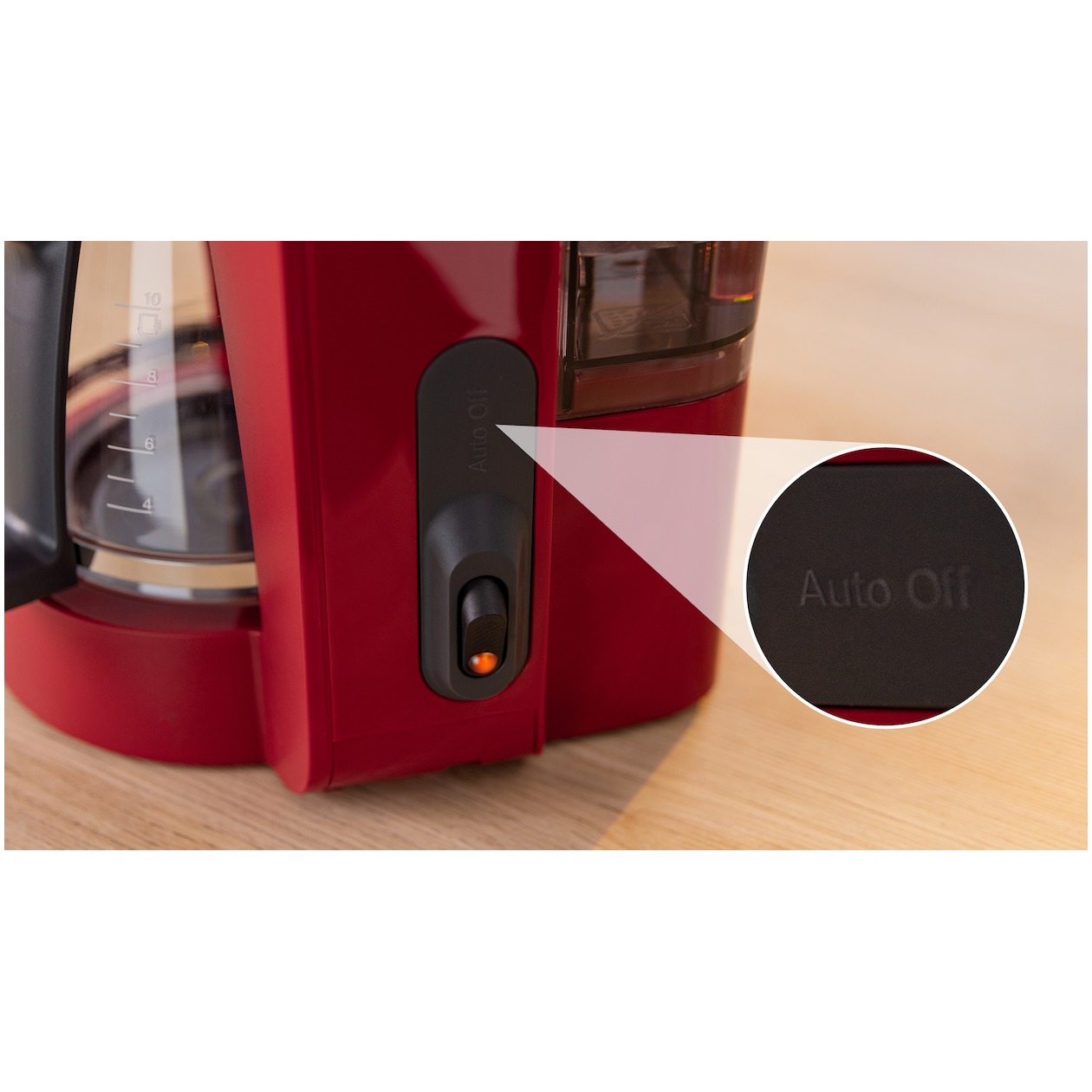 Bosch TKA2M114 Koffiefilter apparaat Rood, foto 3