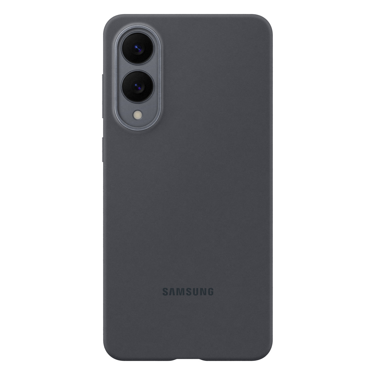 Samsung Silicone voor Galaxy S25 Edge Telefoonhoesje Zwart afbeelding
