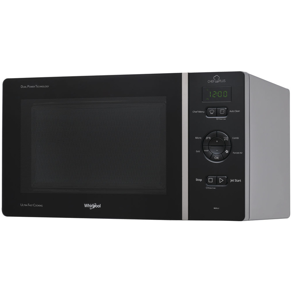 Whirlpool MCP 347 SL Combimagnetron Zilver afbeelding