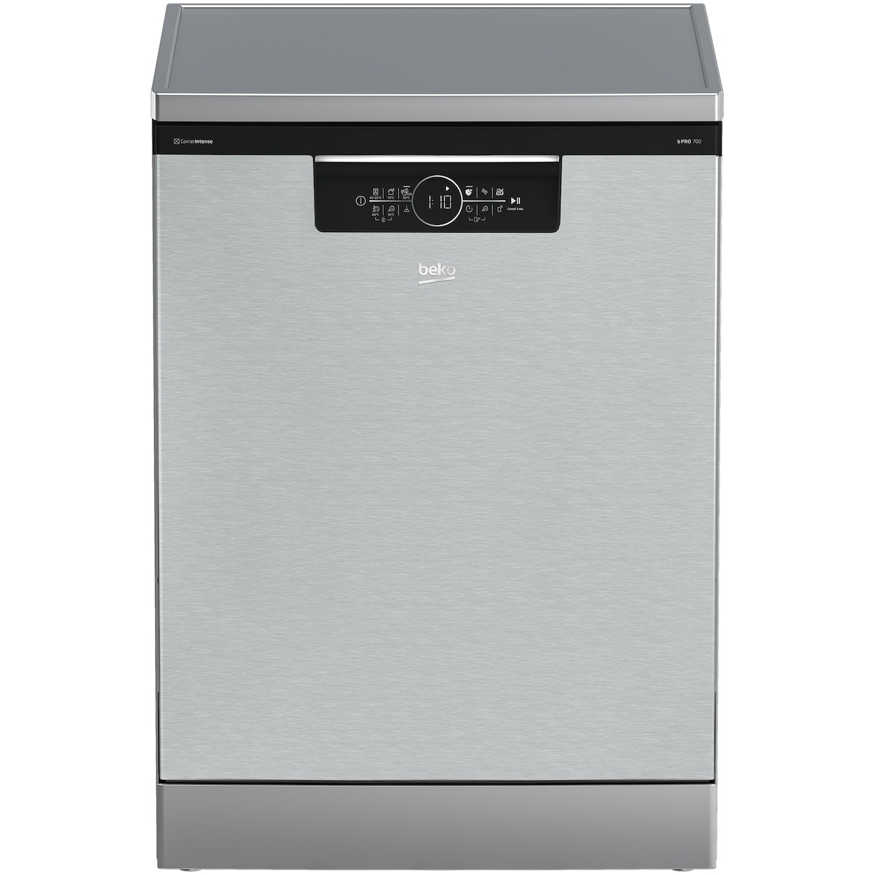 Beko BDFN36560XC Cornerintense Vrijstaande vaatwasser Grijs afbeelding