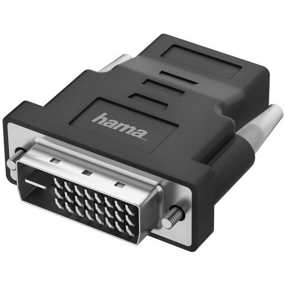Hama Adapter DVI naar HDMI, Ultra-HD 4K Optische kabel Zwart afbeelding