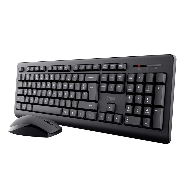 Trust PRIMO WIRELESS DESKSET US Desktop accessoire Zwart