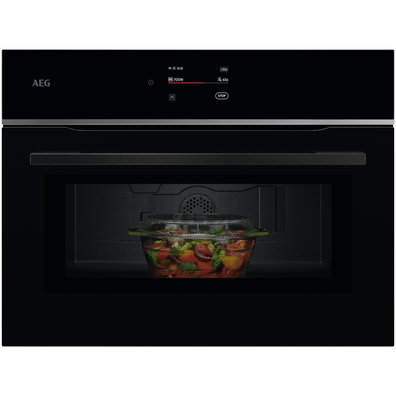 AEG TM7NK721B Inbouw combimagnetrons Zwart