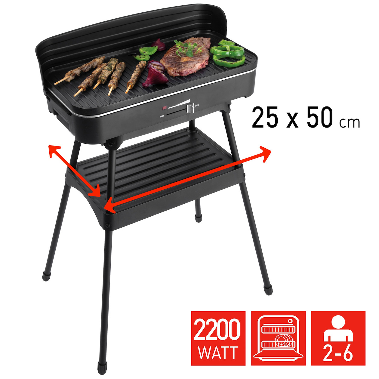 Fritel BBQ 2246 Barbecue Zwart