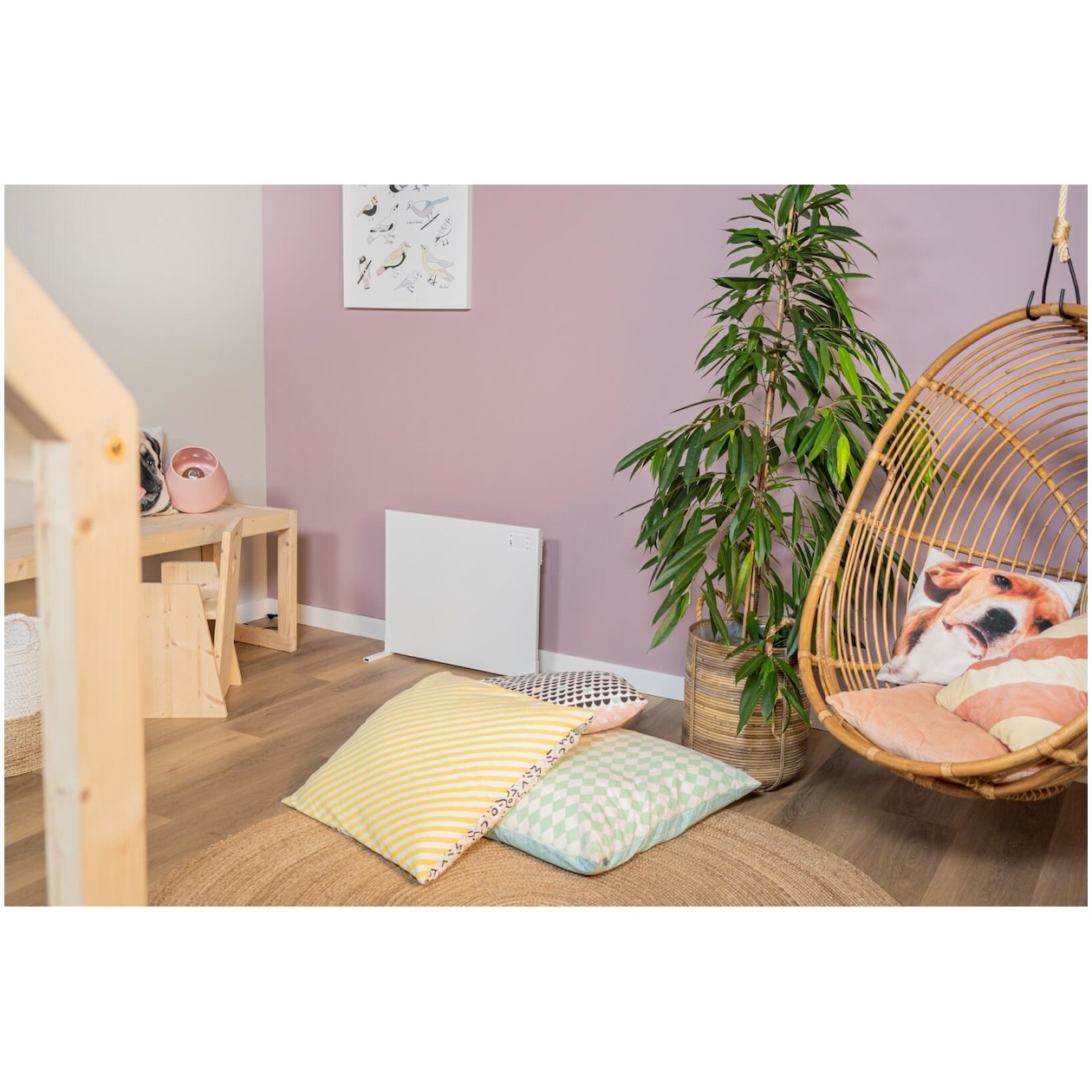 Eurom Mon Soleil DSP 400 Wi-Fi Infraroodkachel Wit, foto 2