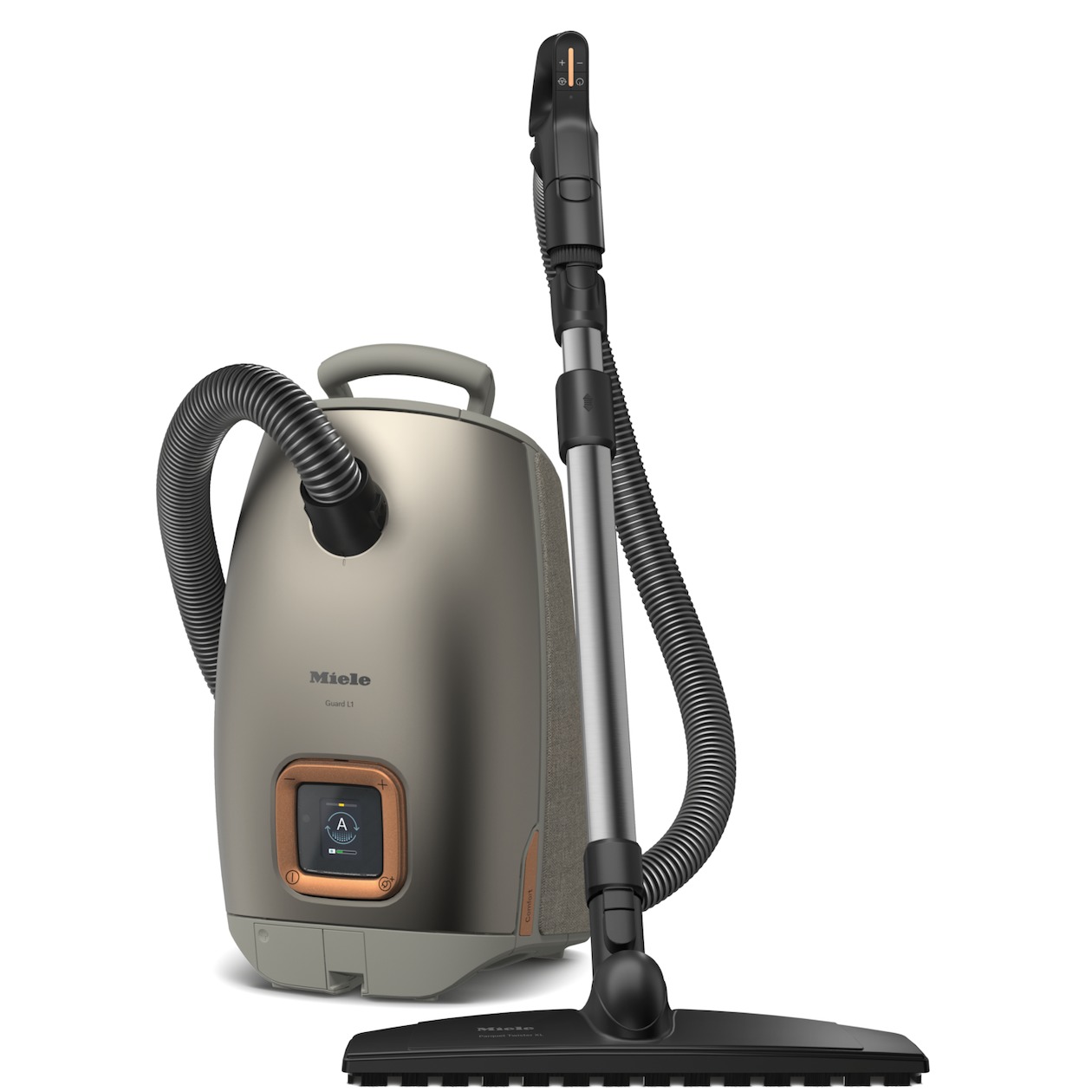 Miele Guard L1 Comfort XL Pearlfinish HEPA Stofzuiger met zak Grijs afbeelding