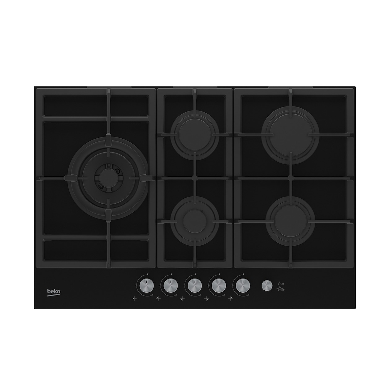 Beko HILL75235SNL Gas kookplaat Zwart afbeelding