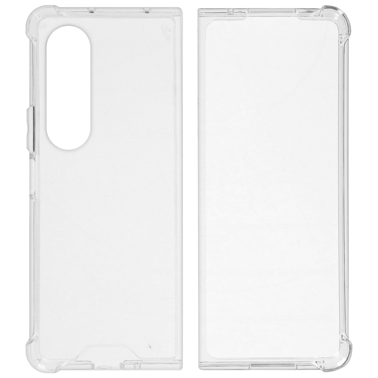 Accezz Clear Backcover Samsung Galaxy Z Fold 4 Telefoonhoesje Transparant afbeelding