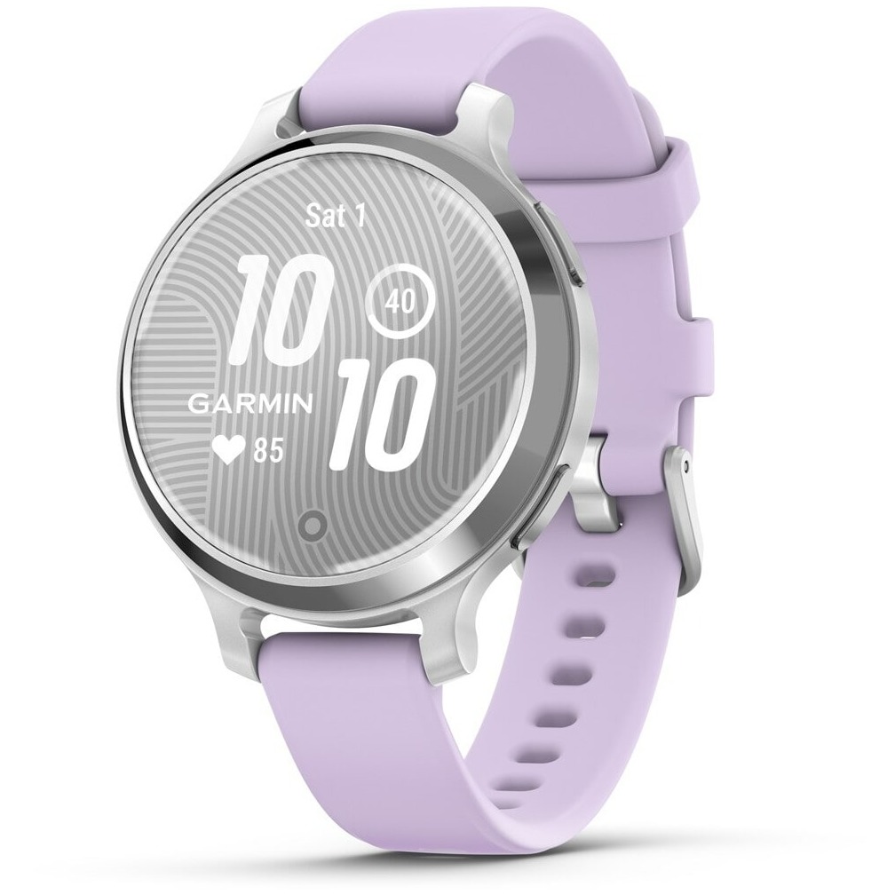 Garmin Lily 2 Silicone Smartwatch Zilver afbeelding