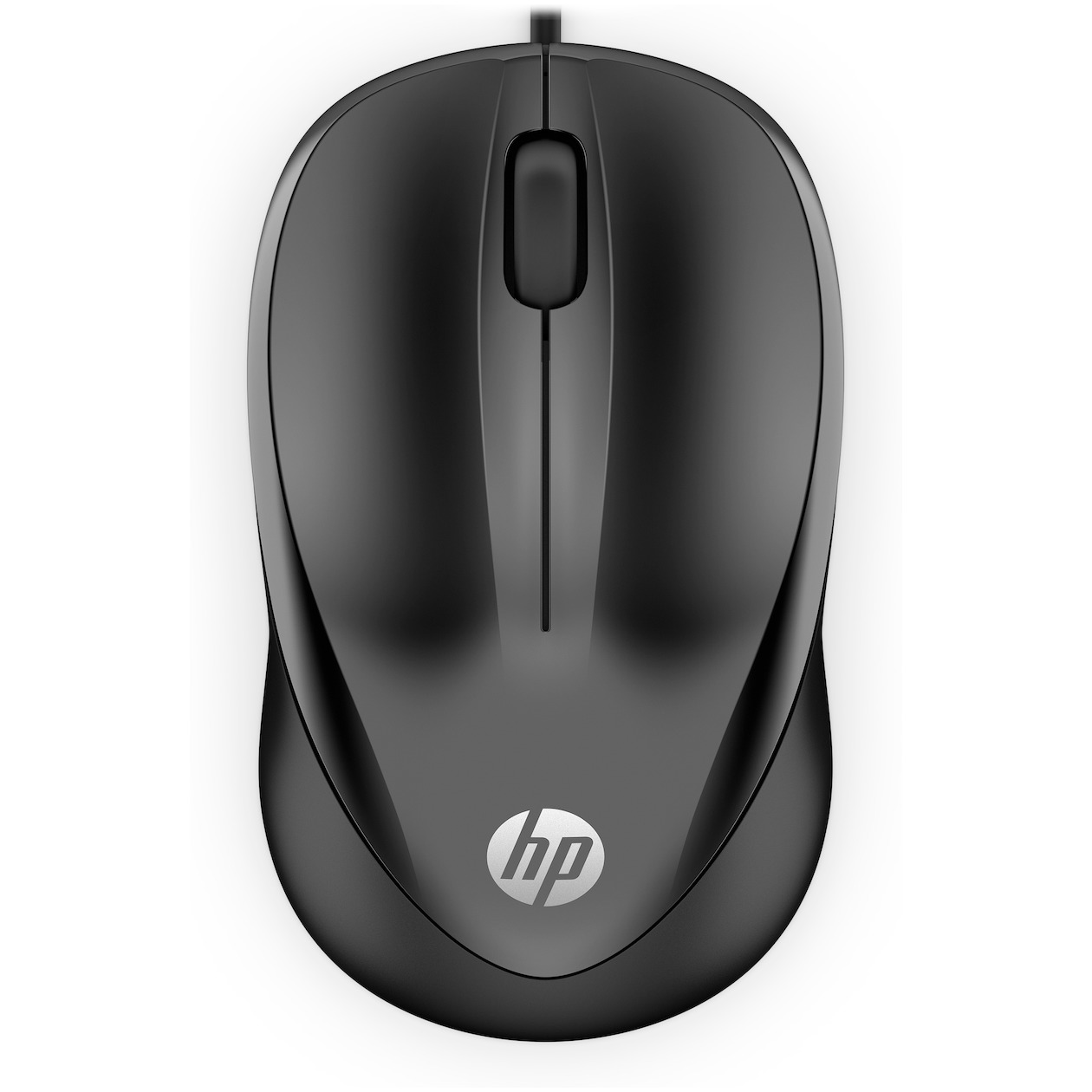 HP Wired Mouse 1000 Muis Zwart