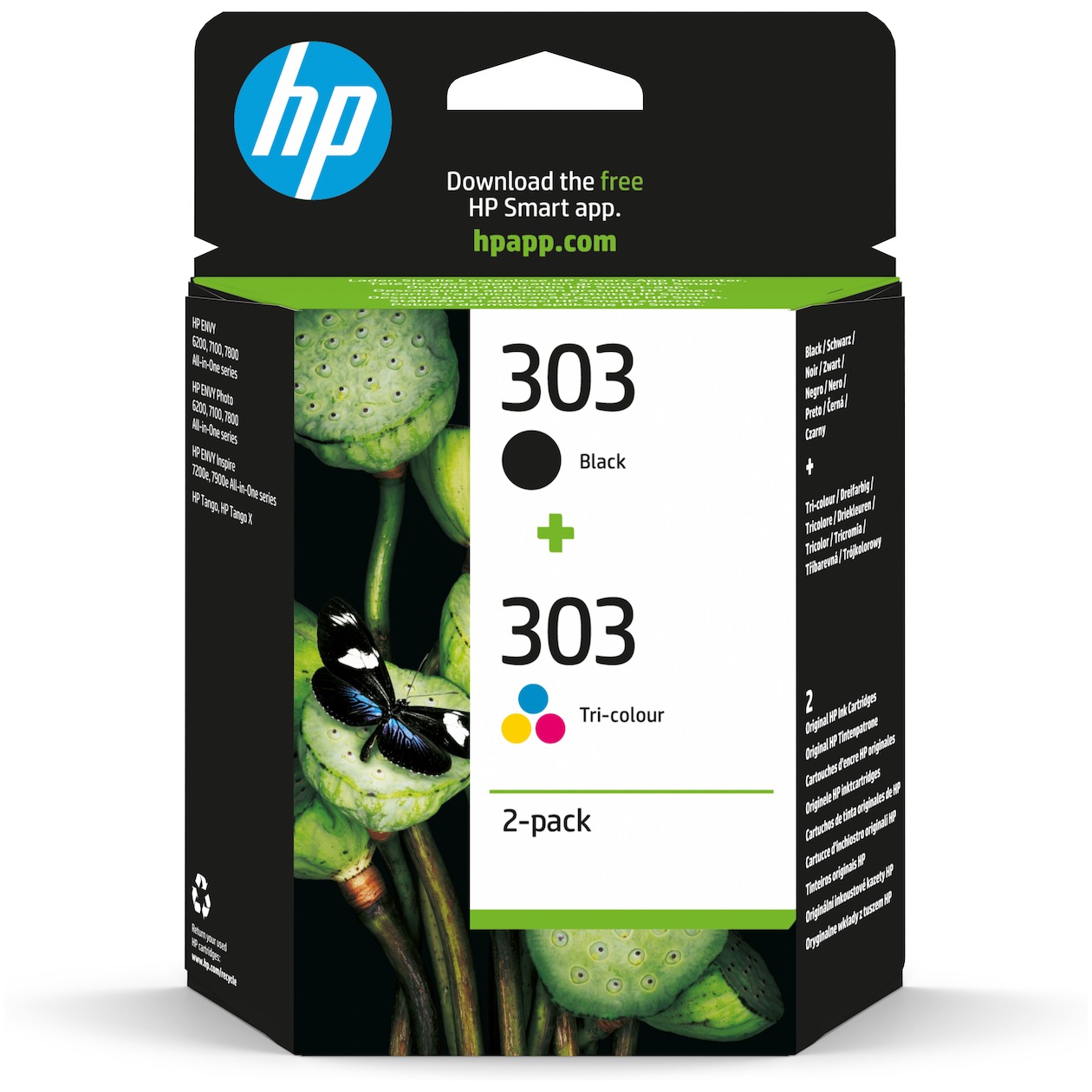 HP 303 Cartridges Combo Pack Inkt afbeelding