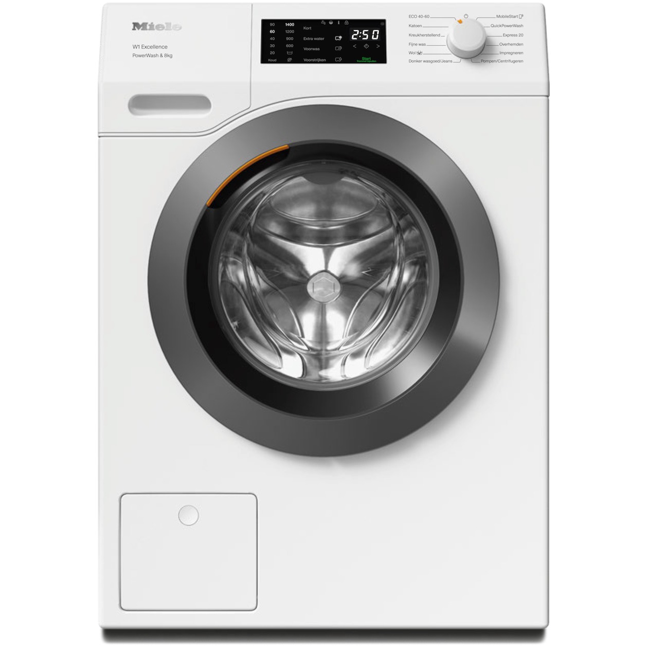 Miele WEB 375 WPS Excellence PowerWash Wasmachine Wit afbeelding