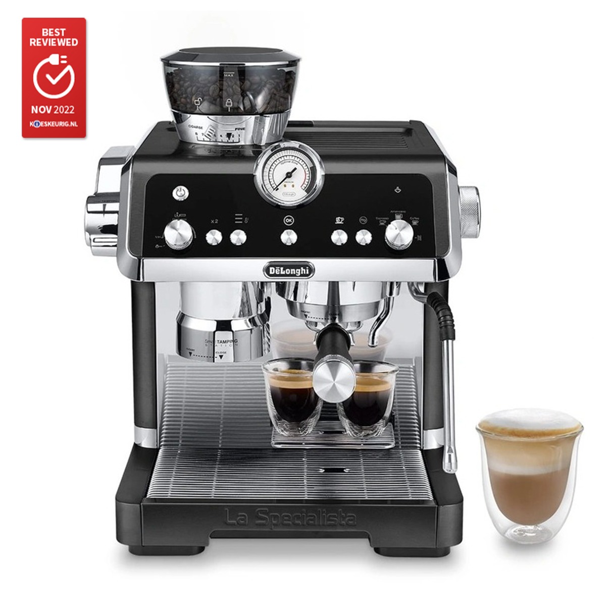 DeLonghi EC9355.BM La Specialista Prestigio Rvs/zwart