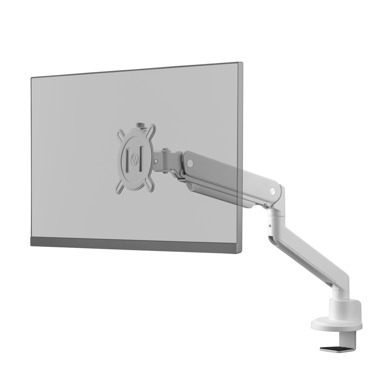 OneForAll DM 4120 Universele enkele monitorarm Monitorarm Wit afbeelding