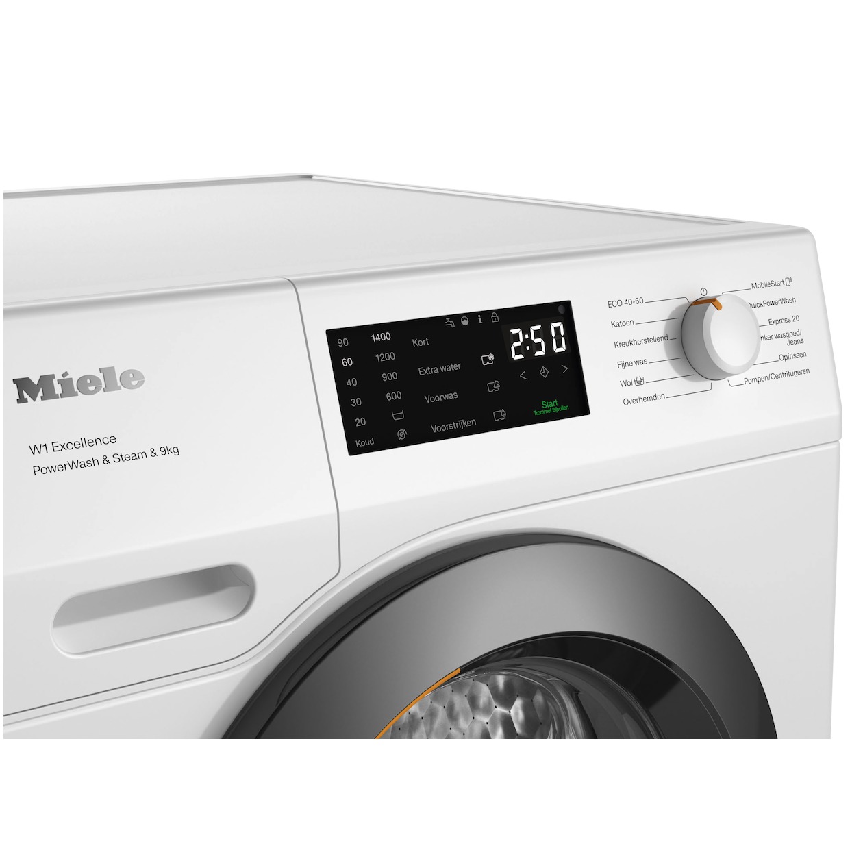 Miele WED 395 WPS Excellence PowerWash & SteamCare Wasmachine Wit, foto 3