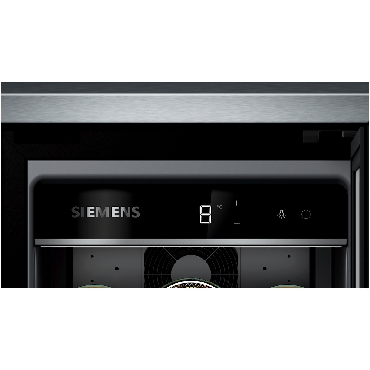Siemens KU20WVHF0 Inbouw wijnkoelkast Zwart, foto 2