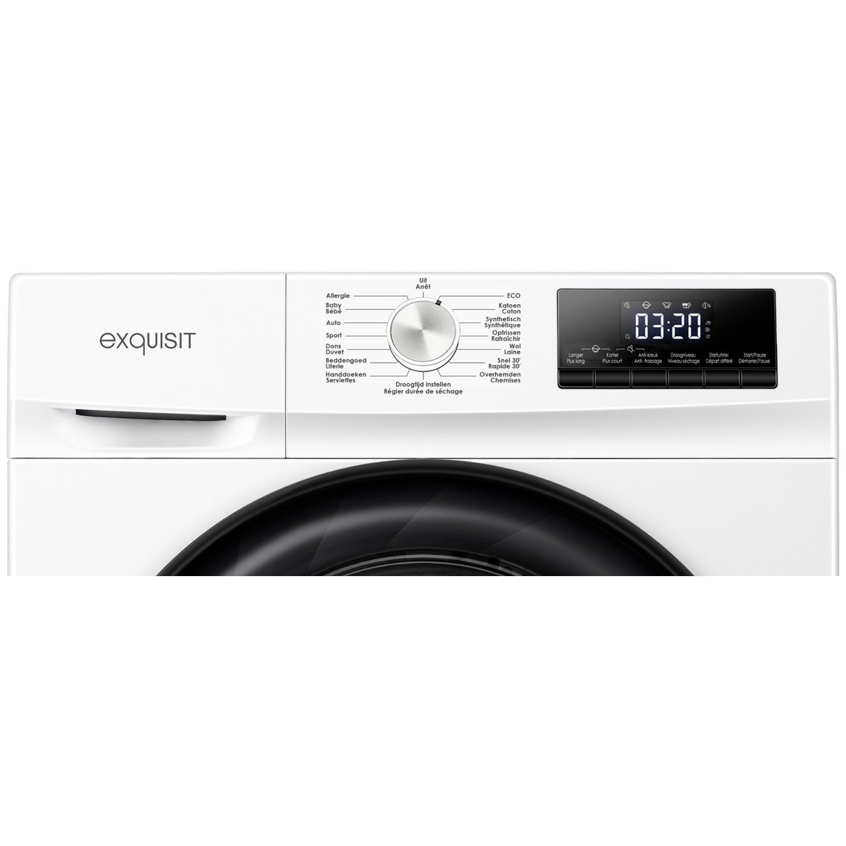Exquisit TWP8080-010C Warmtepompdroger Wit, foto 3