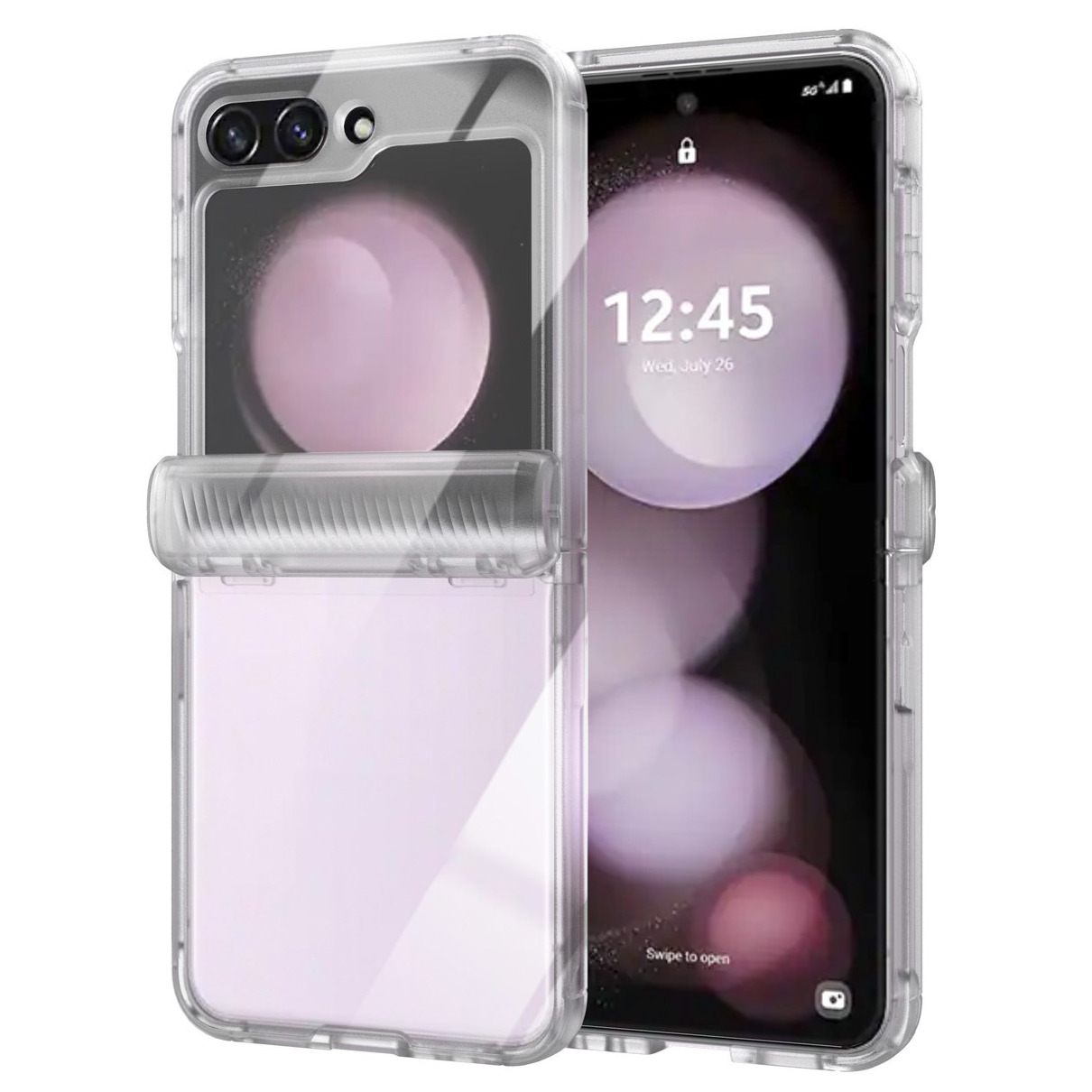 Accezz Xtreme Impact Backcover Samsung Galaxy Z Flip 5 Telefoonhoesje Transparant