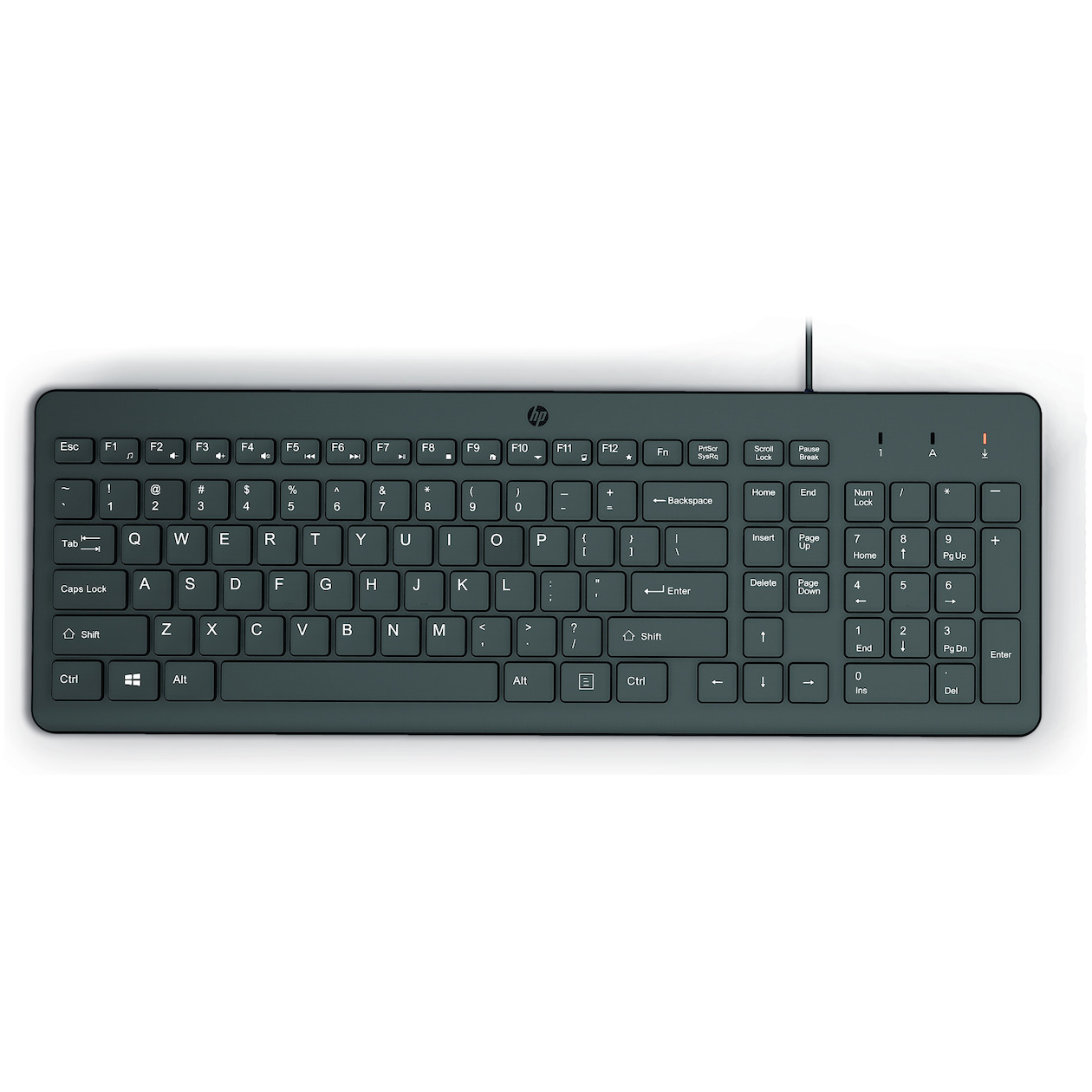 HP 150 Bedraad Toetsenbord Toetsenbord Zwart afbeelding