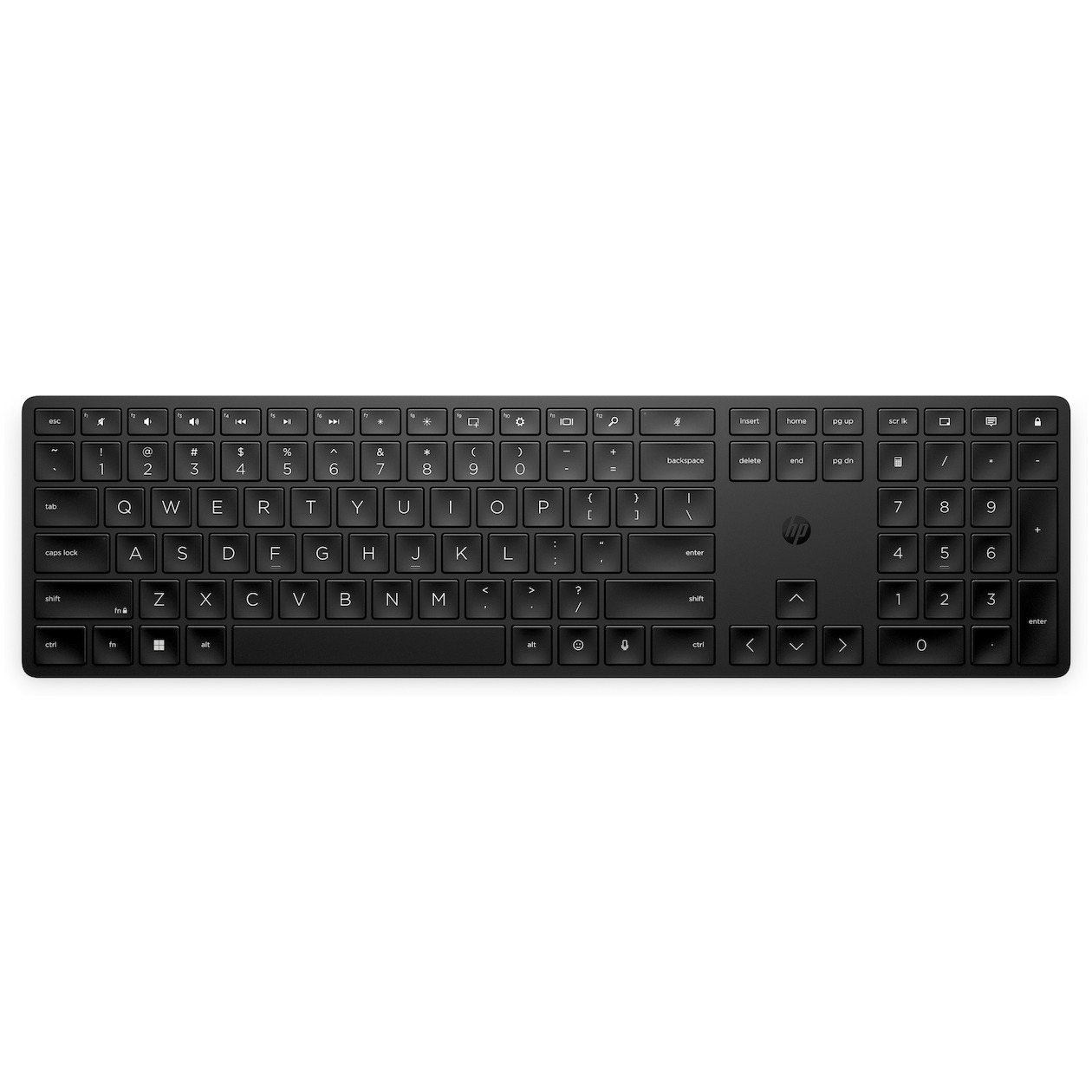 HP 450 Draadloos Toetsenbord programmeerbaar Toetsenbord Zwart afbeelding