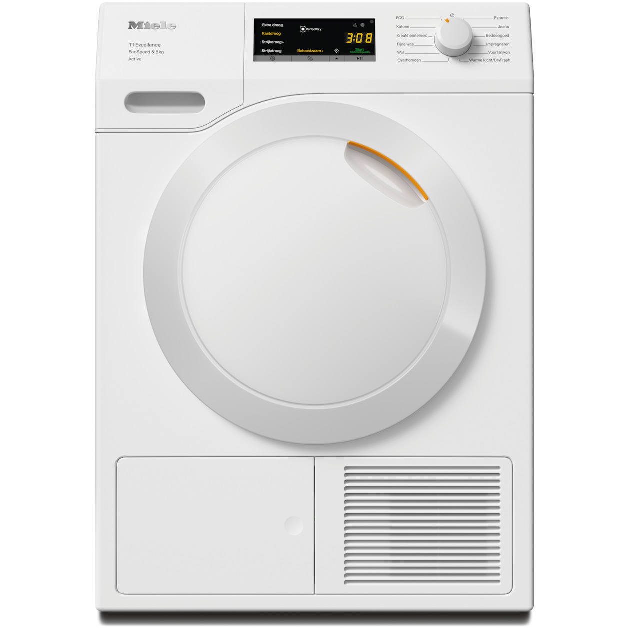 Miele TEA 535 WP Excellence EcoSpeed Warmtepompdroger Wit afbeelding