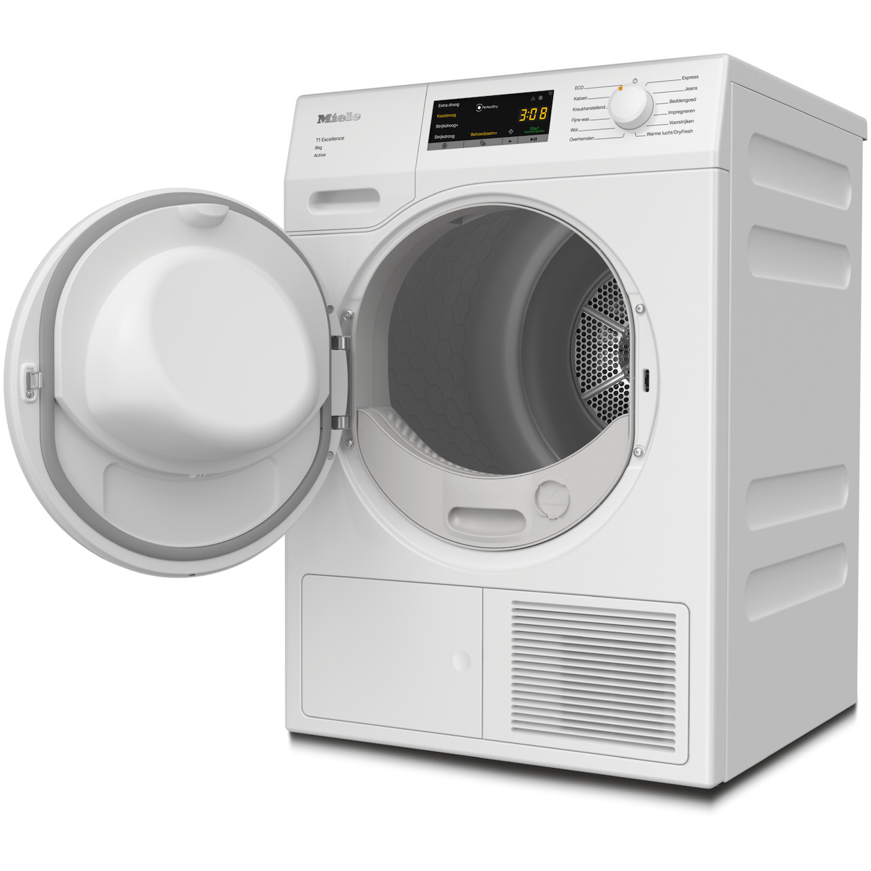 Miele TEA 535 WP Excellence Warmtepompdroger Wit, foto 2