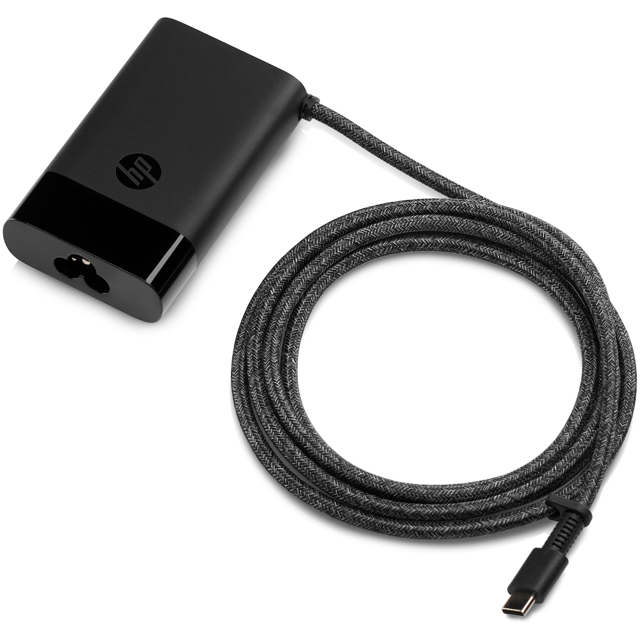 HP USB-C 65W Laptop Charger Voeding Zwart afbeelding
