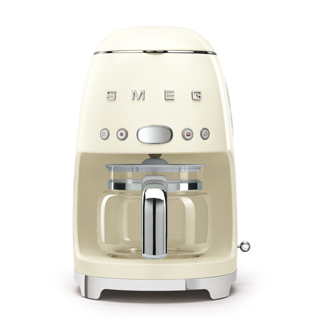 Smeg DCF02CREU Koffiefilter apparaat Wit afbeelding