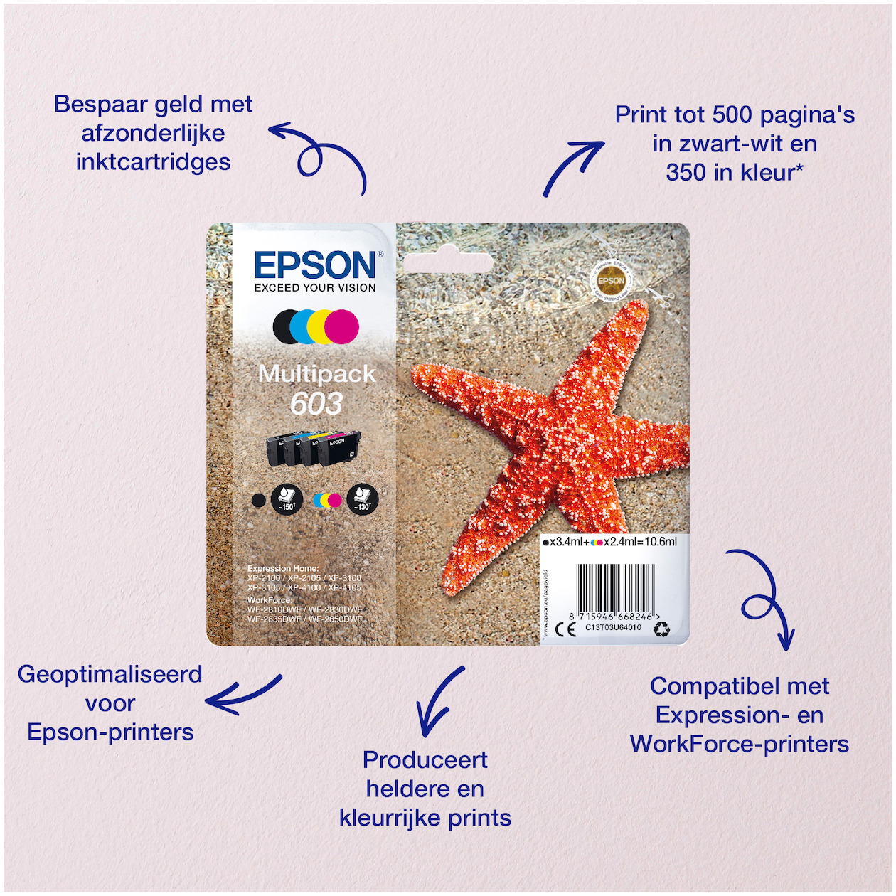 Epson 603XL Cartridge Inkt Zwart, foto 3