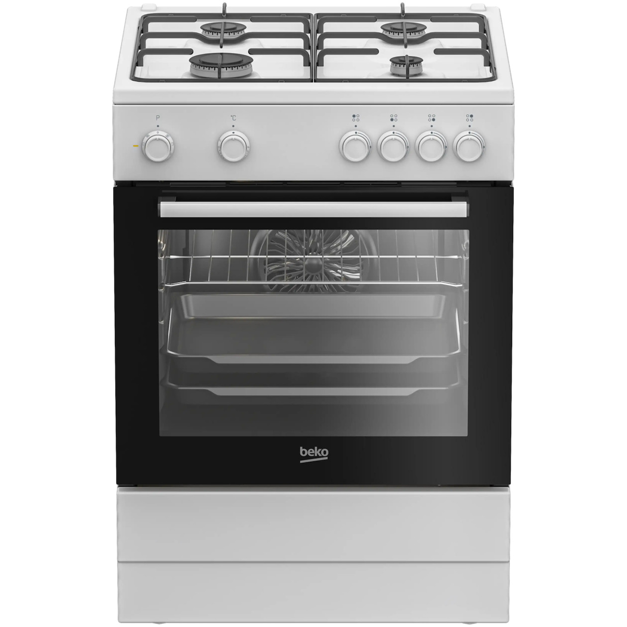 Beko FBM6202W NL Gasfornuis Wit